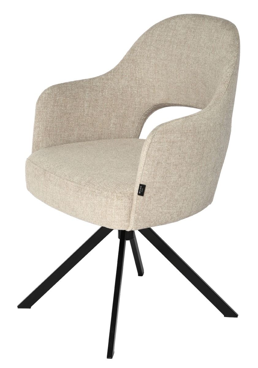 Fotel obiadowy z autopowrotem Dine 59x63x83cm