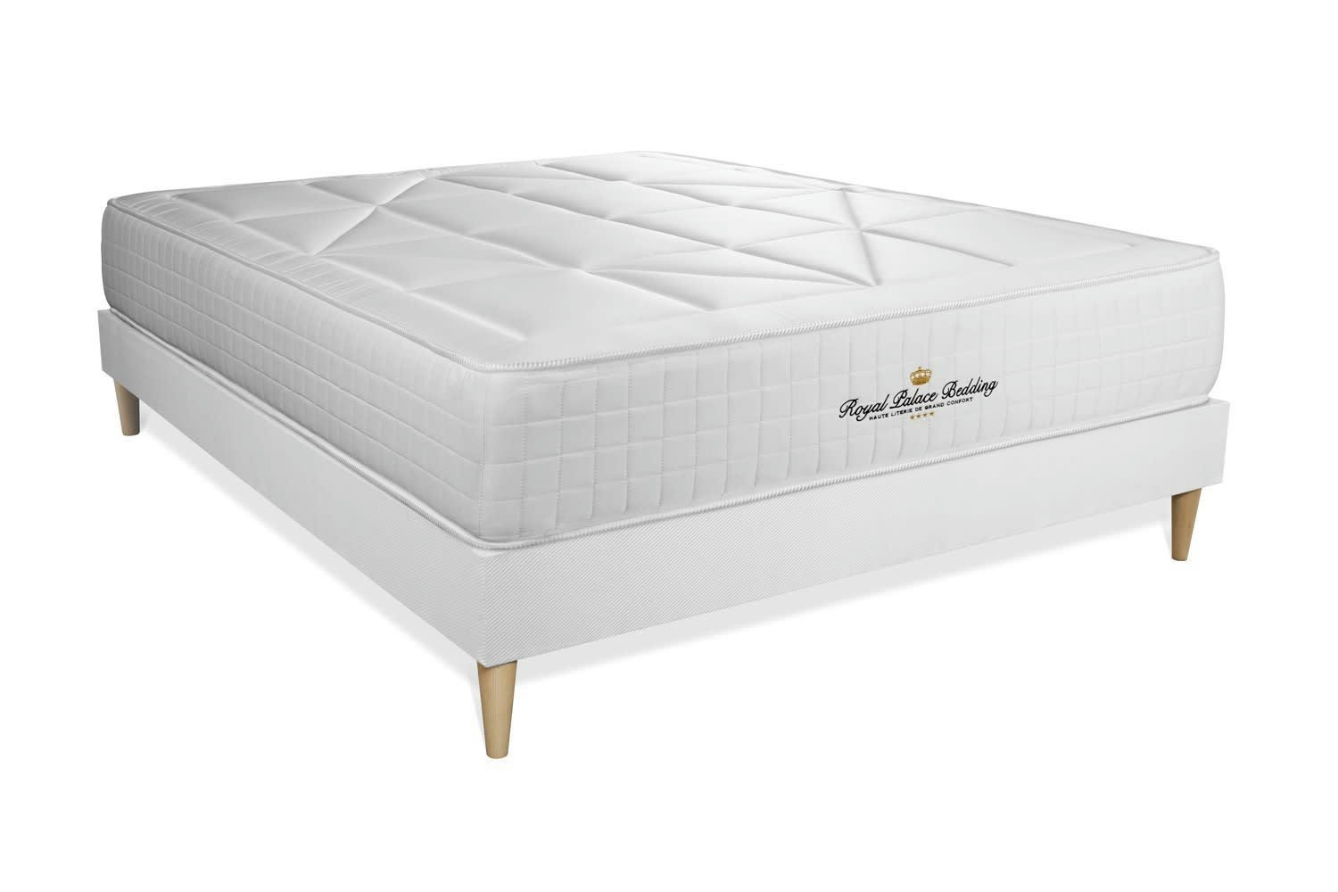 WINDSOR - Pack matelas sommier kit 160x200 oreiller couette