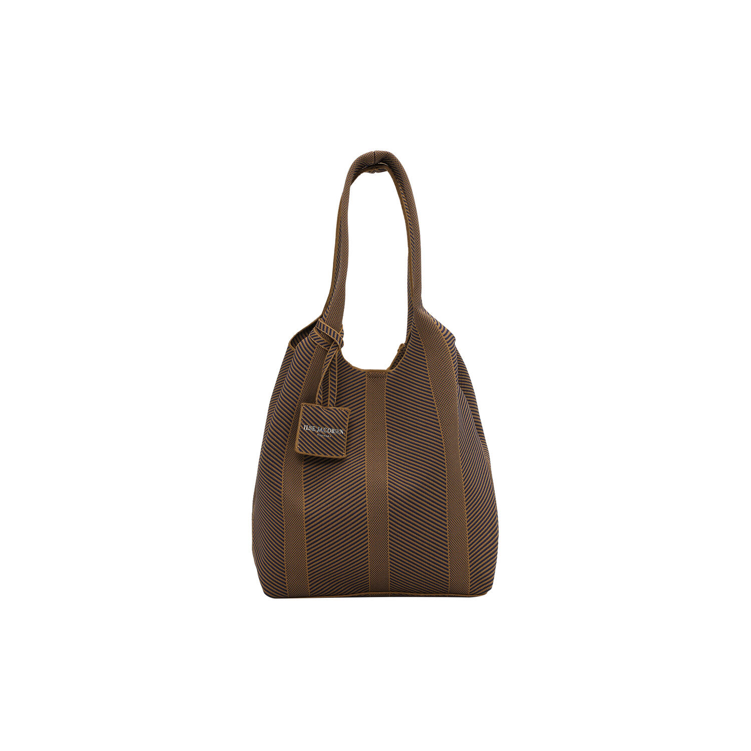 Knitted Bag, dark indigo buckthorn brown
