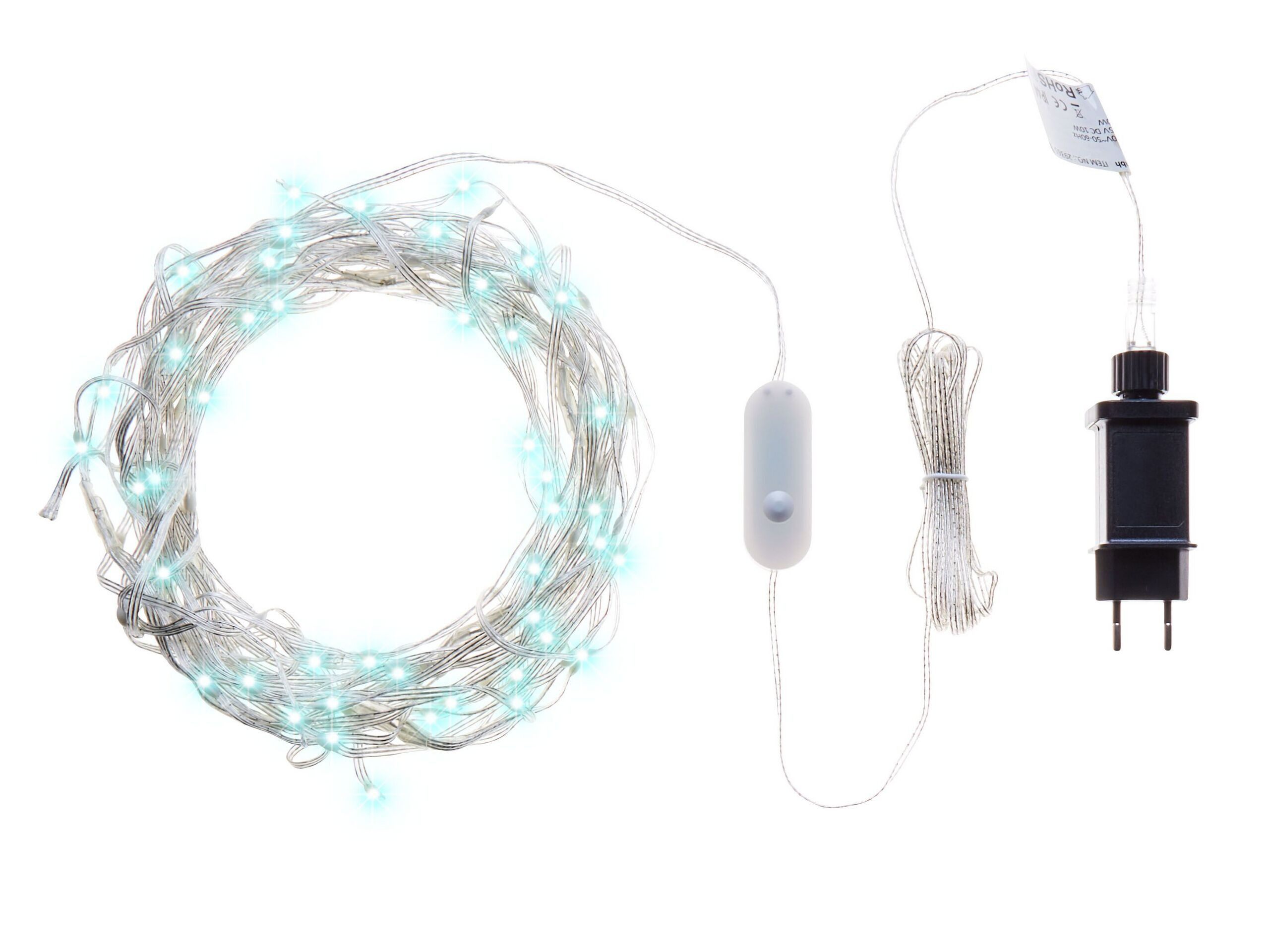 Kurtyna świetlna LED 150 cm transparentna