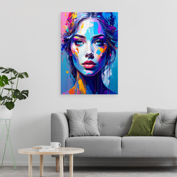 Obraz do salonu sypialni, Portret Kobiety Glamour 20x30