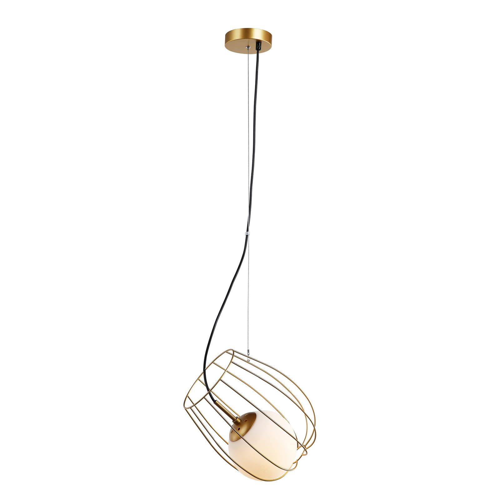 Lampa wisząca złota Melisa 1xE27x40W wym: 103x23x23 cm Italux
