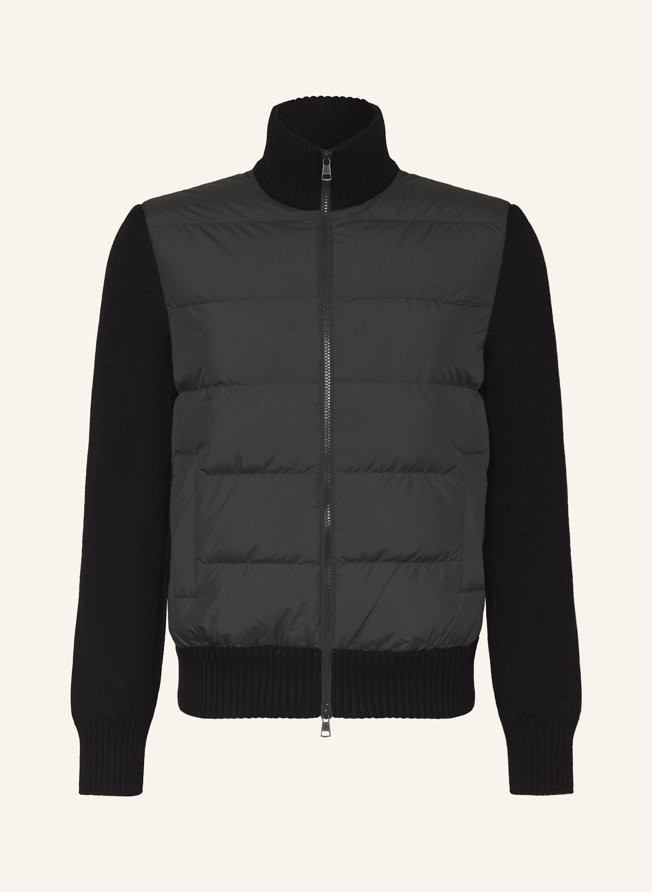 MONCLER Daunenjacke TRICOT im Materialmix
