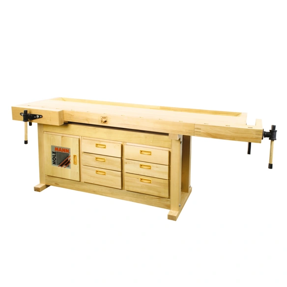 Hobelbank, BxHxL: 81,5 x 78 x 210 cm, Holz