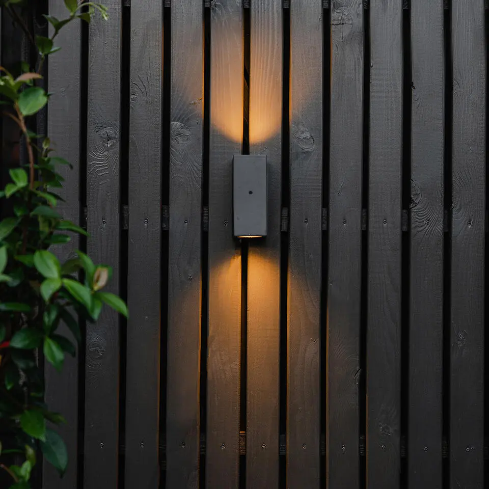 Qazqa wandlamp met daglichtsensor baleno grijs gu10