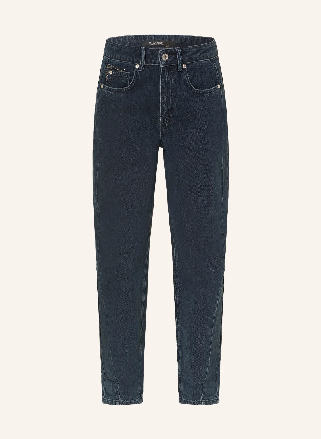 MARC AUREL Barrel Jeans mit Schmucksteinen