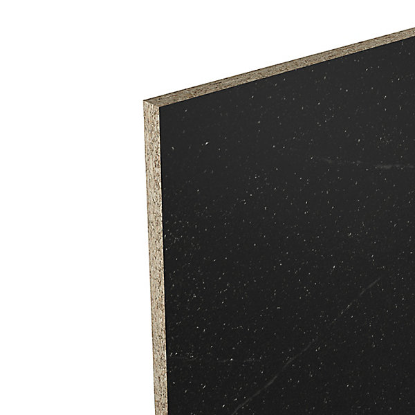 Crédence de cuisine aspect pierre foncée gris l. 200 cm x H. 60 cm x Ep. 8 mm