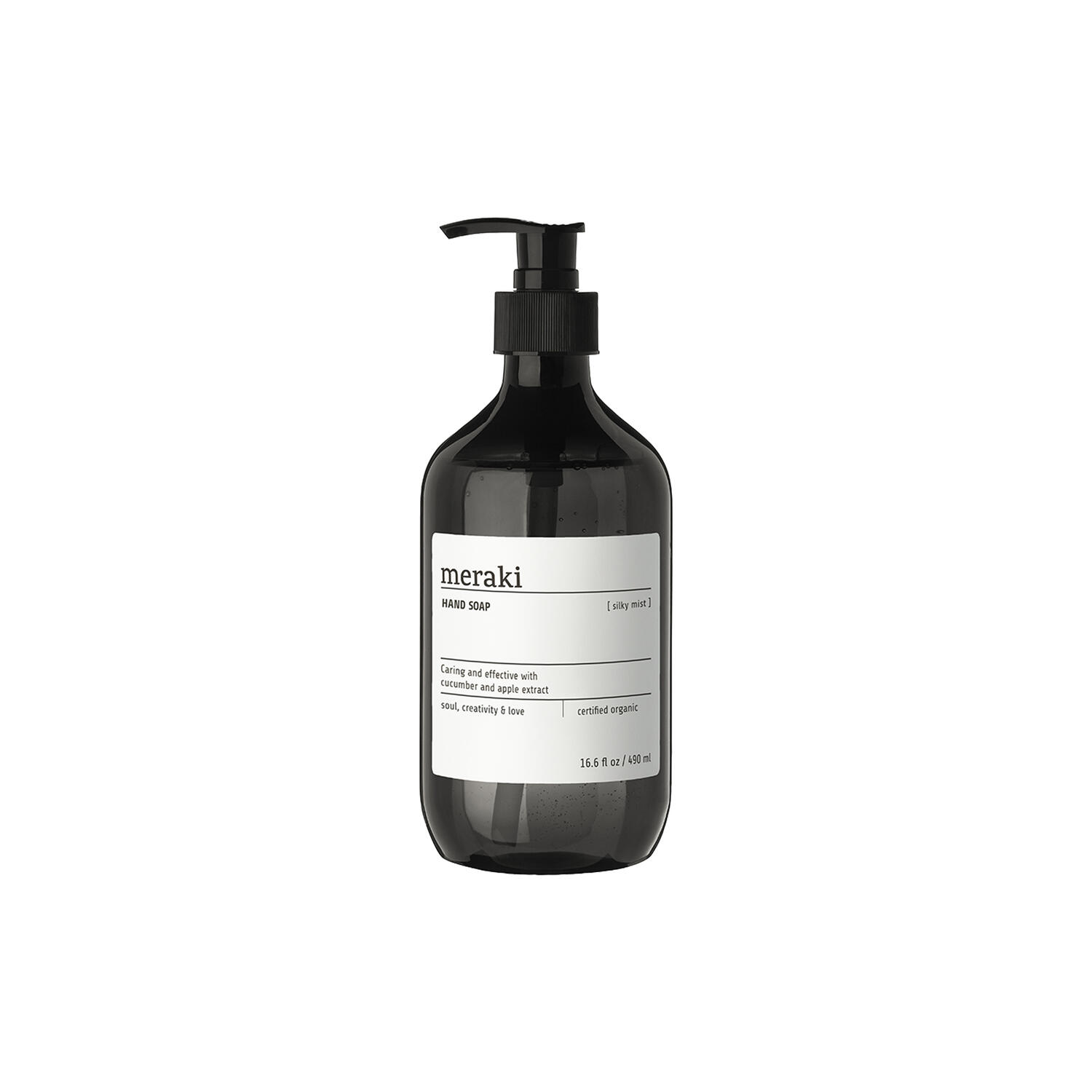 Hand soap, silky mist