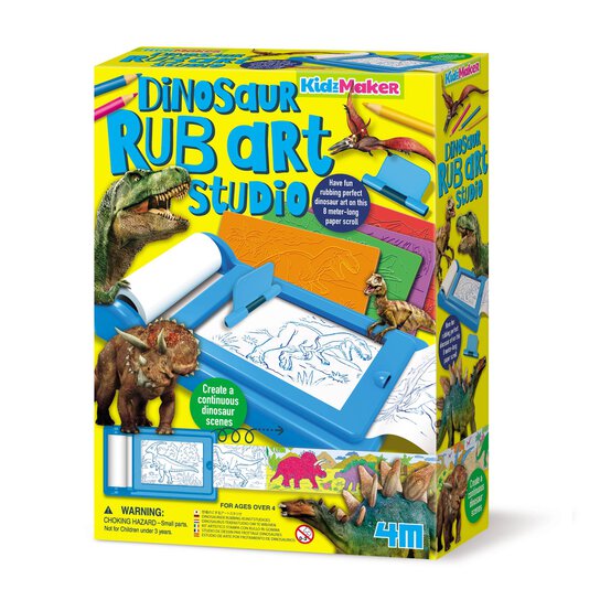KidzMaker Dinosaur Rub Art Studio