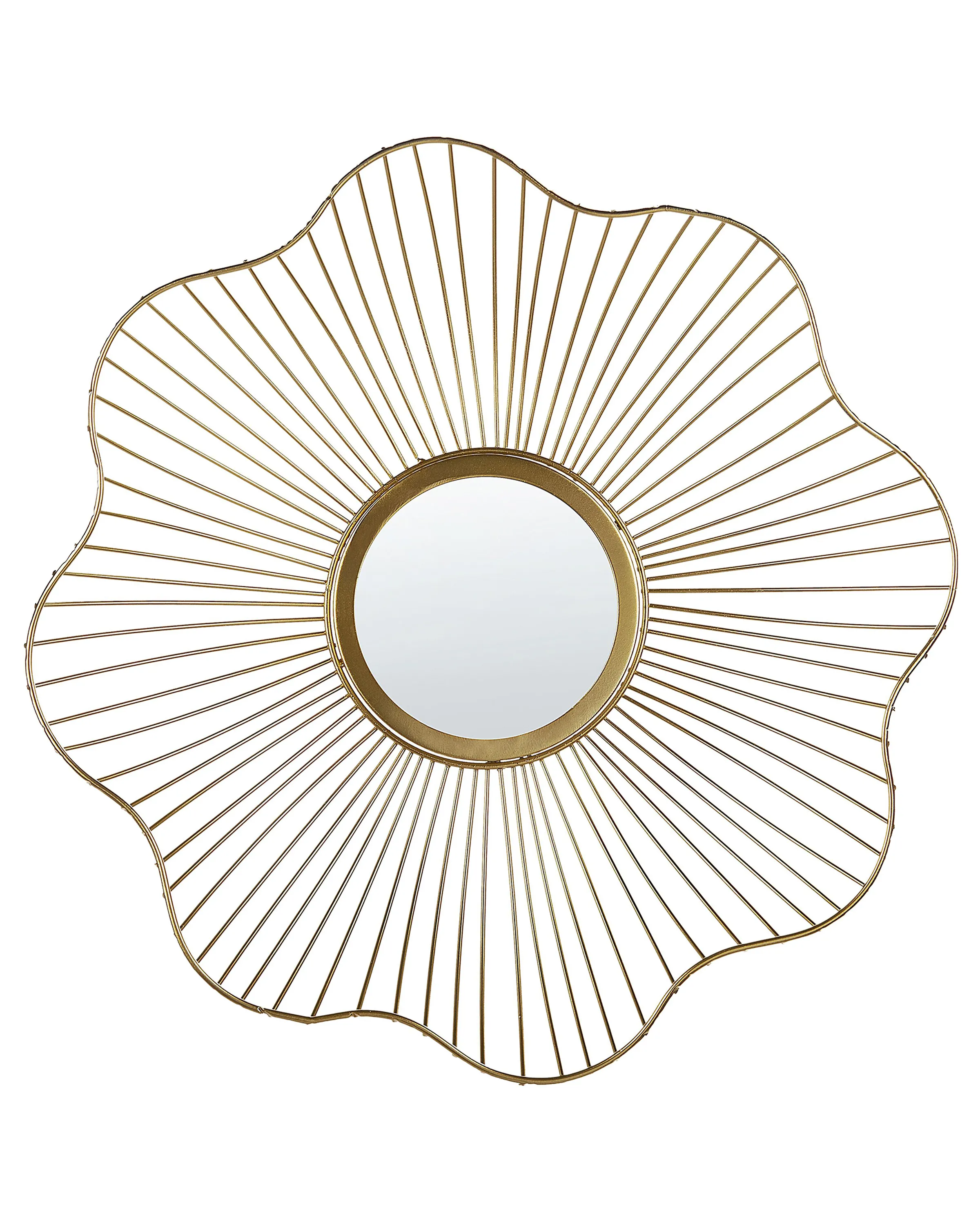 Wall Mirror SENS 40 cm 40 cm Metal Gold