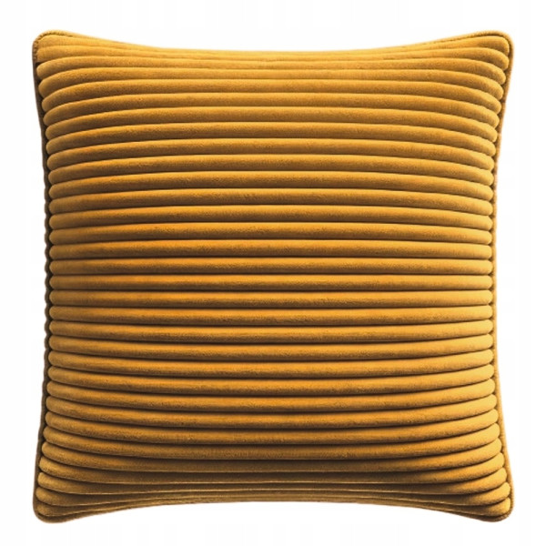 Poszewki premium na poduszki 60x50cm welur sztruks MUSZTARDA