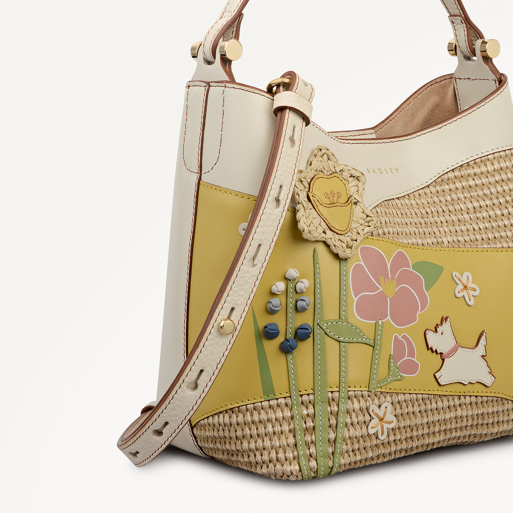 Spring Blooms - Small Open Top Cross Body Bag