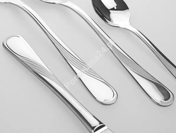 Łyżeczka do cukru (14,4 cm) w pudełku Gerpol - Violino - matowione