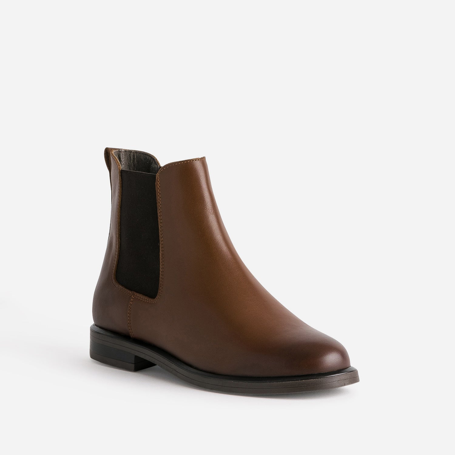 Chelsea boots cognac cuir