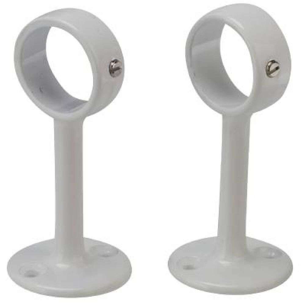 RØRHOLDER MILLERS 759 25MM HVIT ALU
