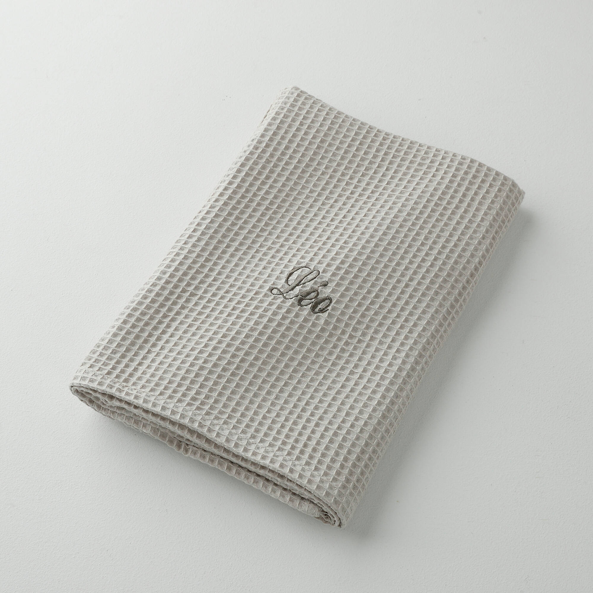 Serviette de bain nid d'abeille Colombine&reg;, personnalisable, 240 g/m2