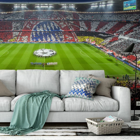 Vliestapete »XXL Vliestapete«, FC Bayern München Verein, mehrfarbig, matt