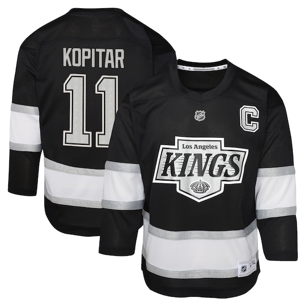 Anze Kopitar Los Angeles Kings Preschool Replica Player Jersey - Black/White