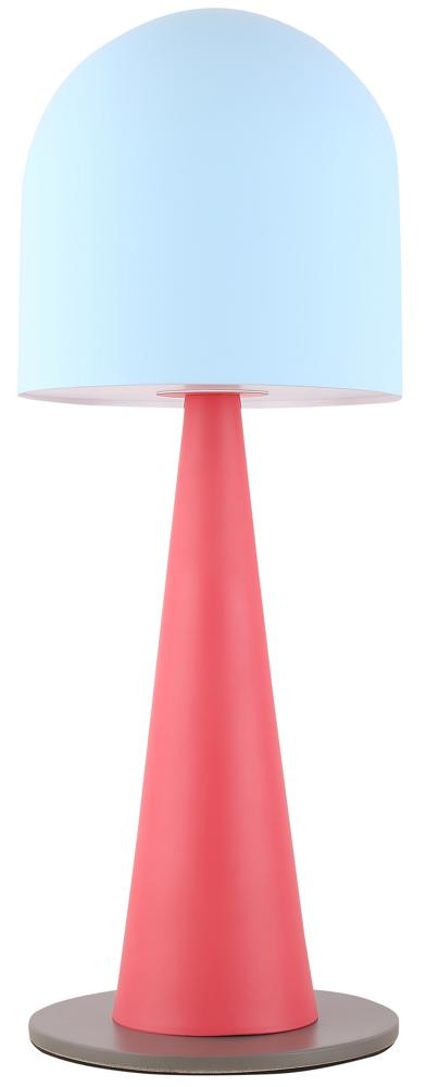 Stołowa VISBY lampa 1 niebieski czerwony