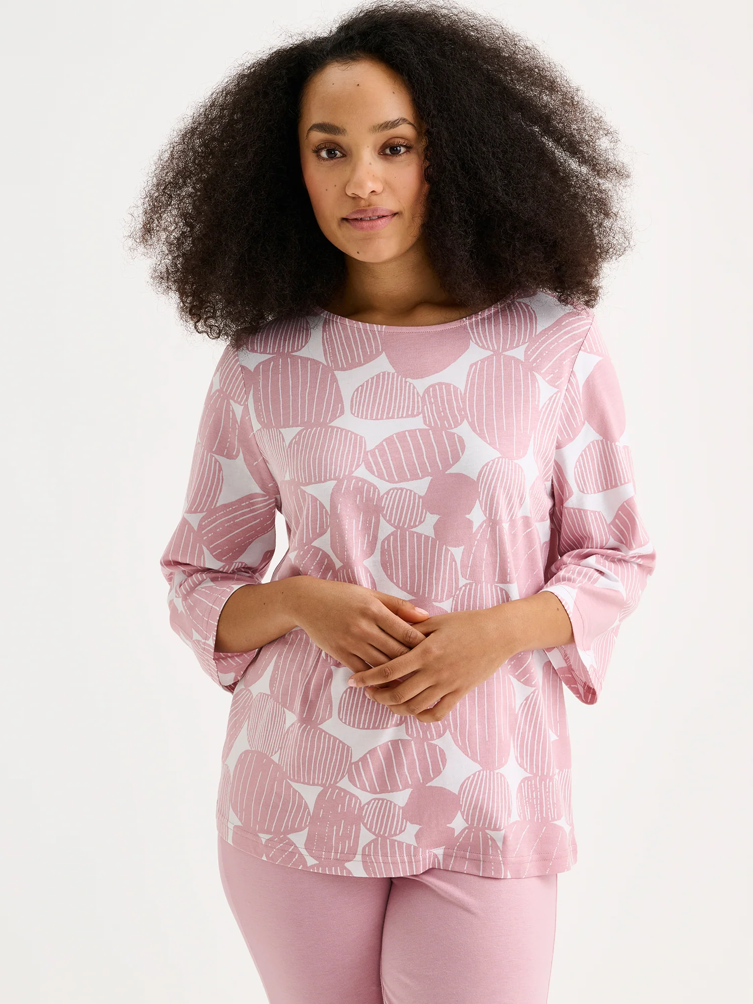 KUMMELI pyjama - vaaleanpunainen