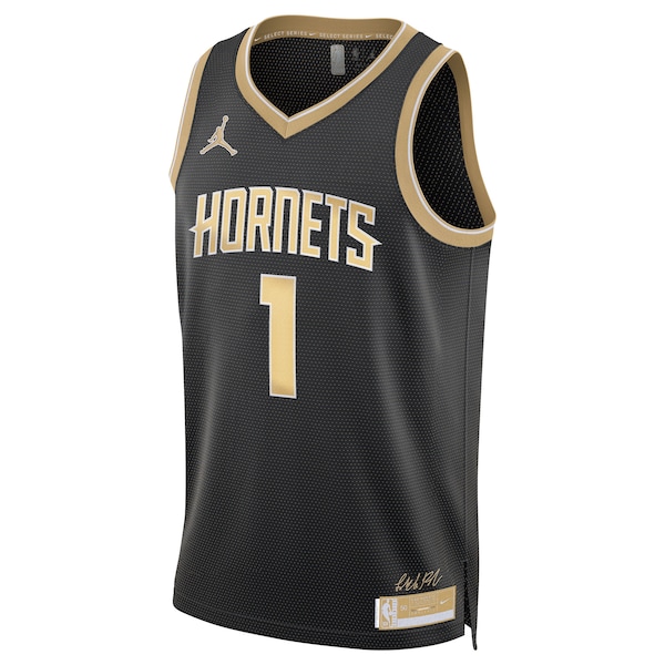 LaMelo Ball Charlotte Hornets Jordan Brand Unisex  Select Series Swingman Jersey – Black