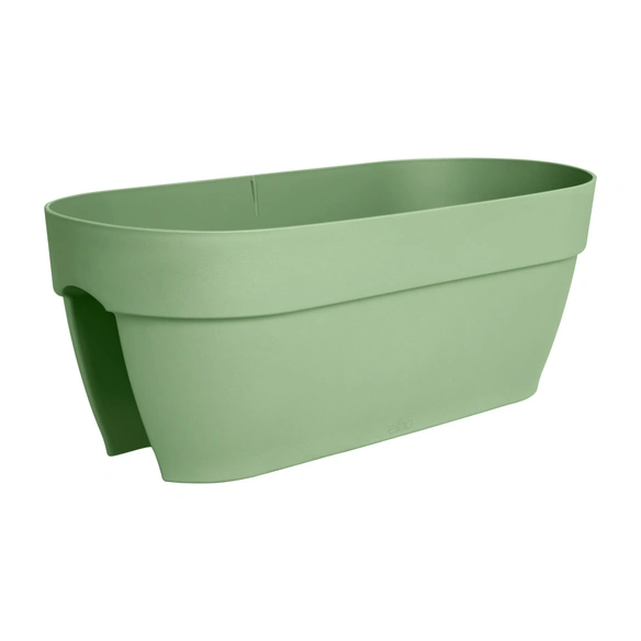 Balkonkasten »Vibia Campana«, BxLx:H: 59 x 26 x 22 cm, oval, pistazien grün