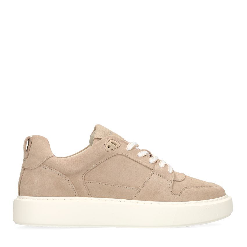 Manfield Beige suède sneakers