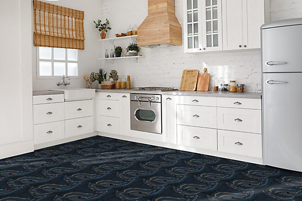 Carreaux vinyle Tulup 30x30 cm Motif sombre et élégant 9 pcs