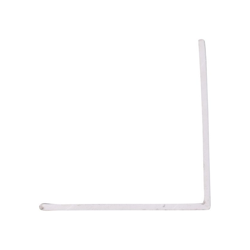 Cornière d'angle en PVC blanc 260 x 2,5 x 2,5 cm