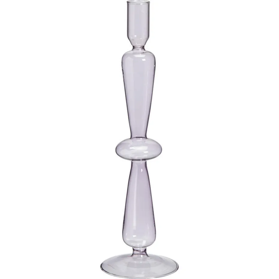 Kwantum Kandelaars | Kandelaars | Kandelaar Aveley Lila ø 8×31 Cm