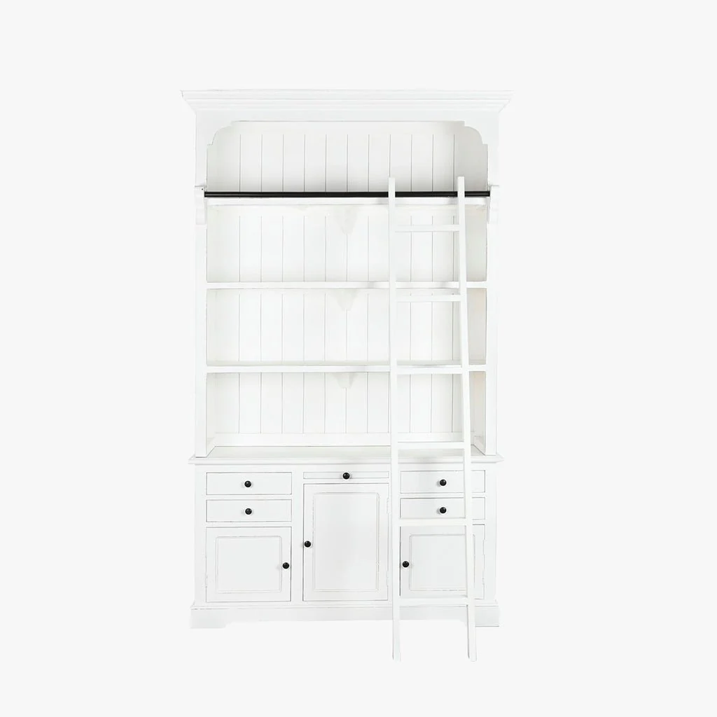 Estante Livreiro Branca 137x38x234 JASMIN