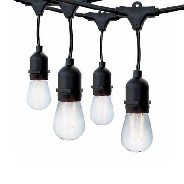 Guirlande Guinguette LED 6M pour 10 ampoules E27 (non fournies) - SILAMP