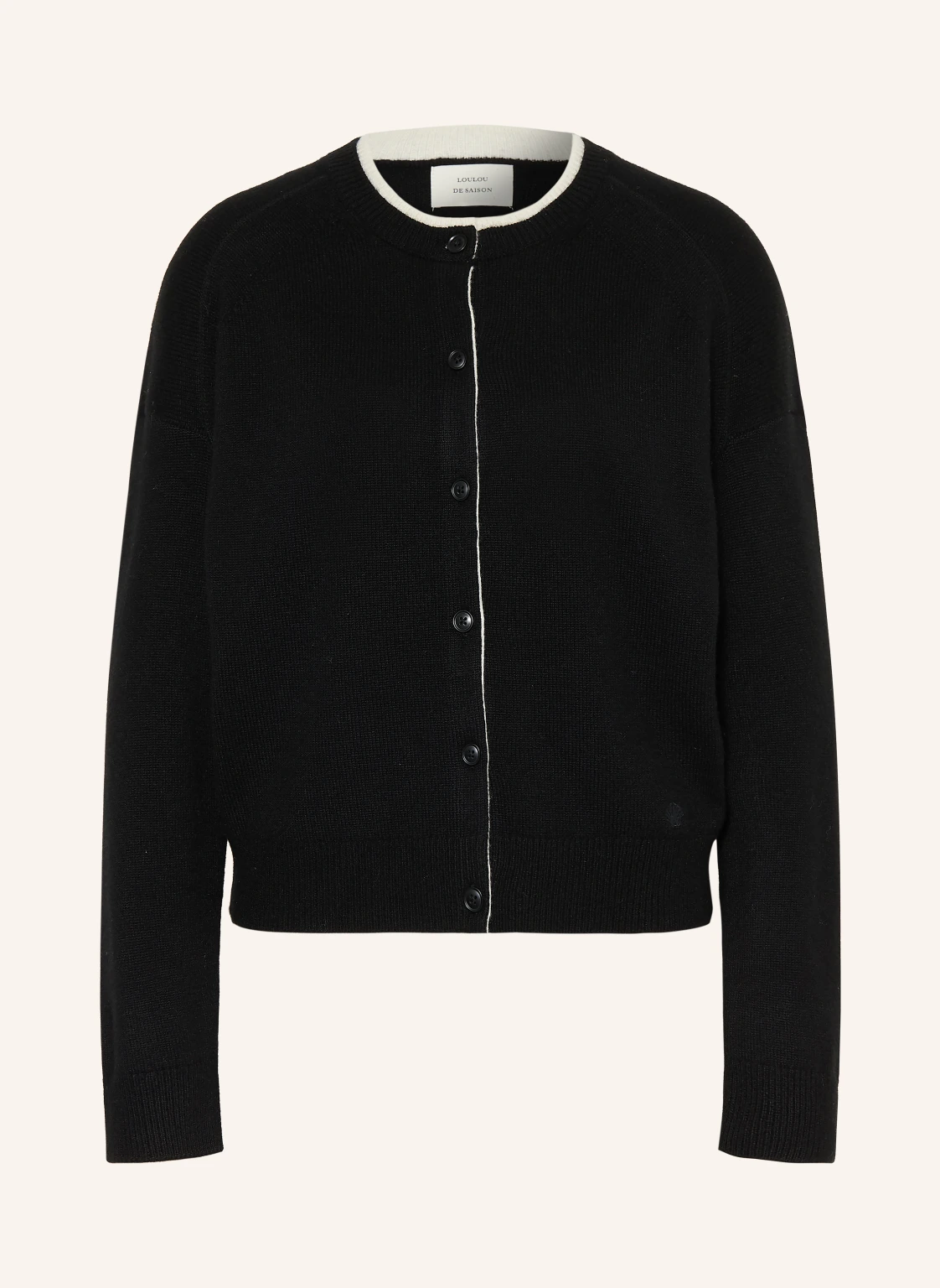 LOULOU DE SAISON Strickjacke NICOLA aus Cashmere