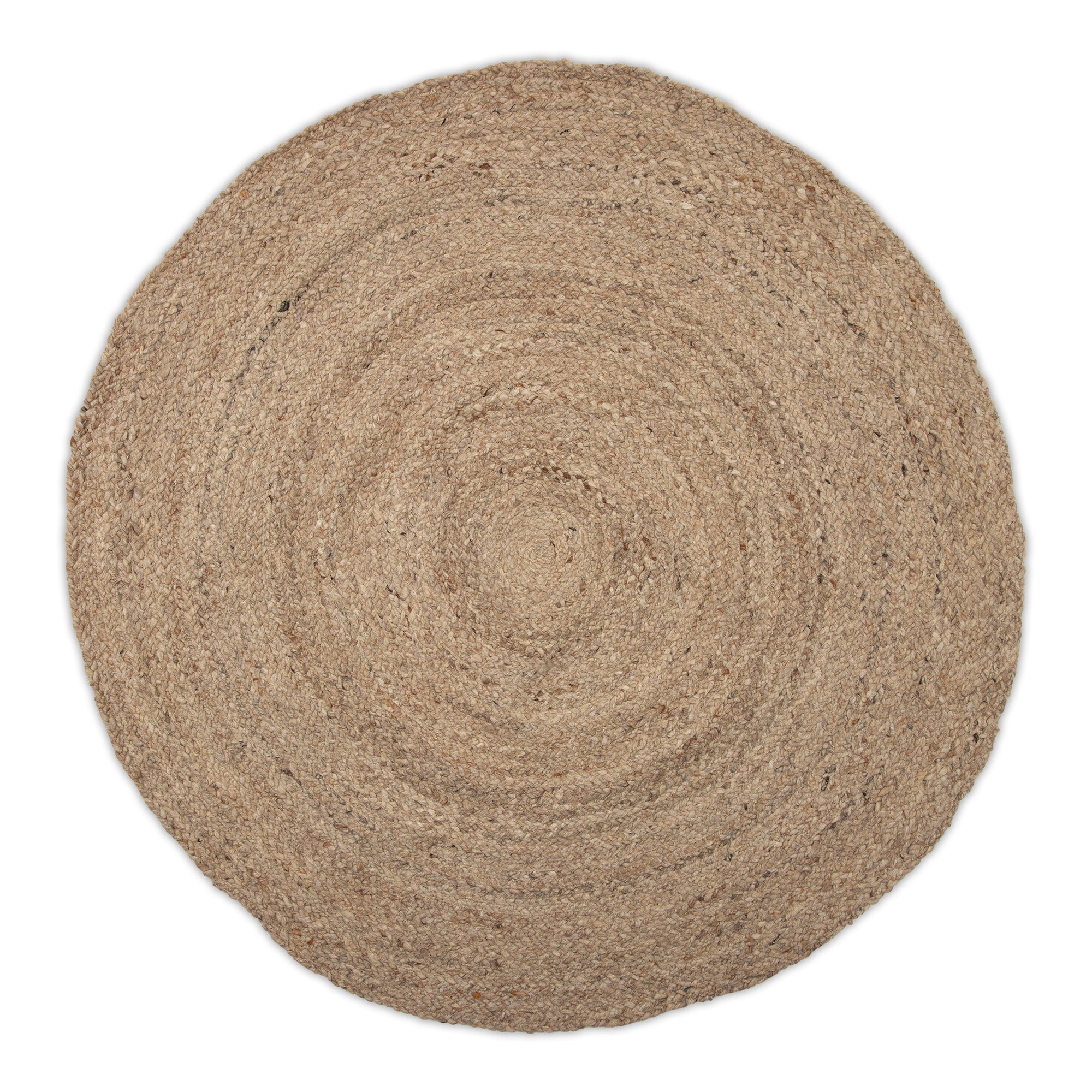 Mrcarpet vloerkleed Labyrint - Wol - bruin - Ø200 cm