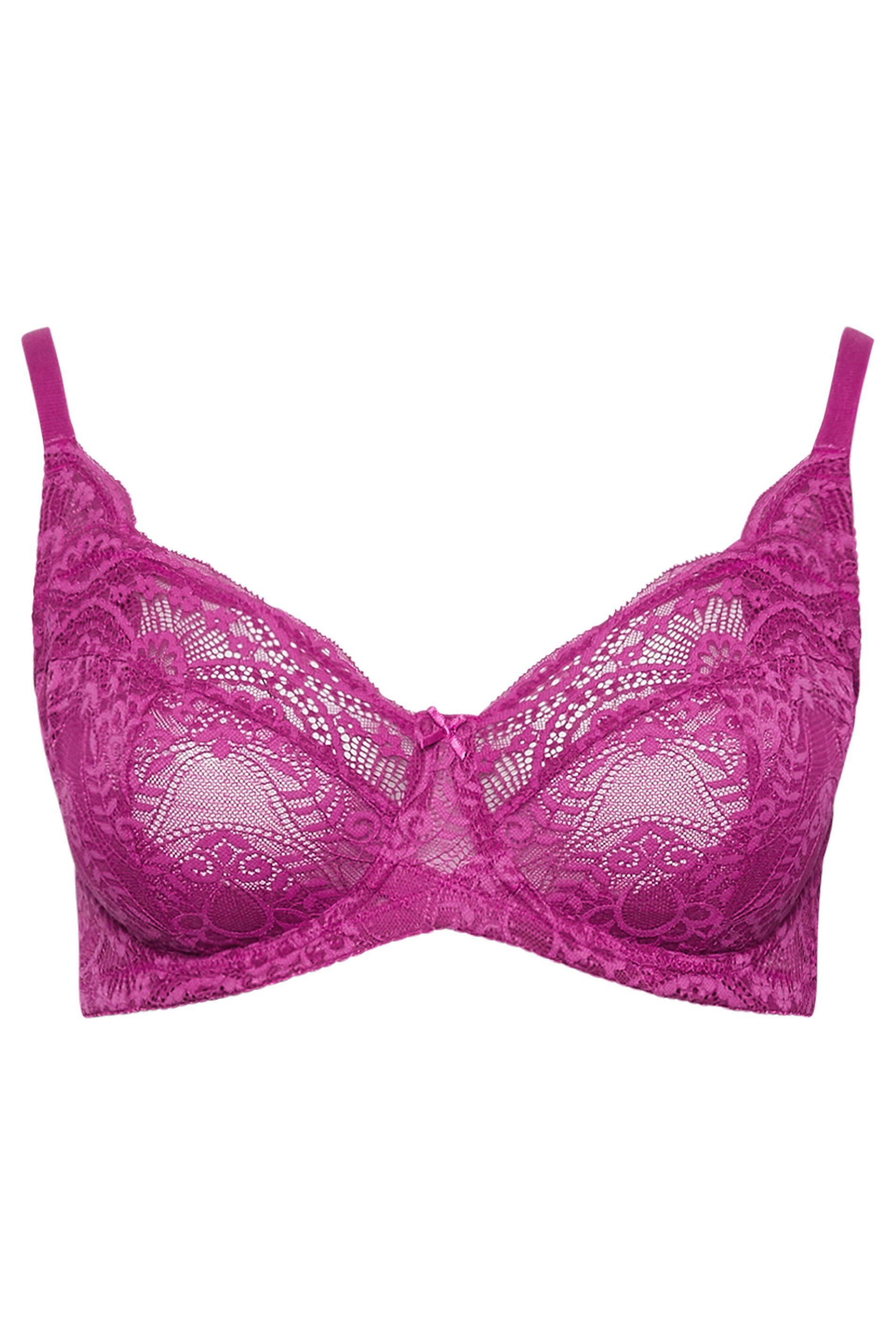 Yours Lace Non-Padded Underwired Bra