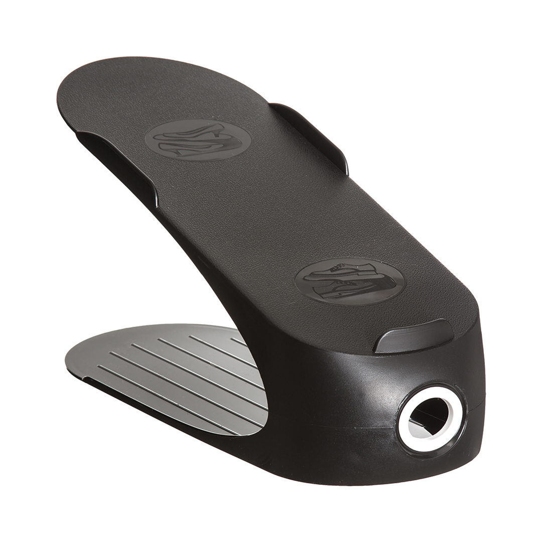 Suporte preto para sapatos