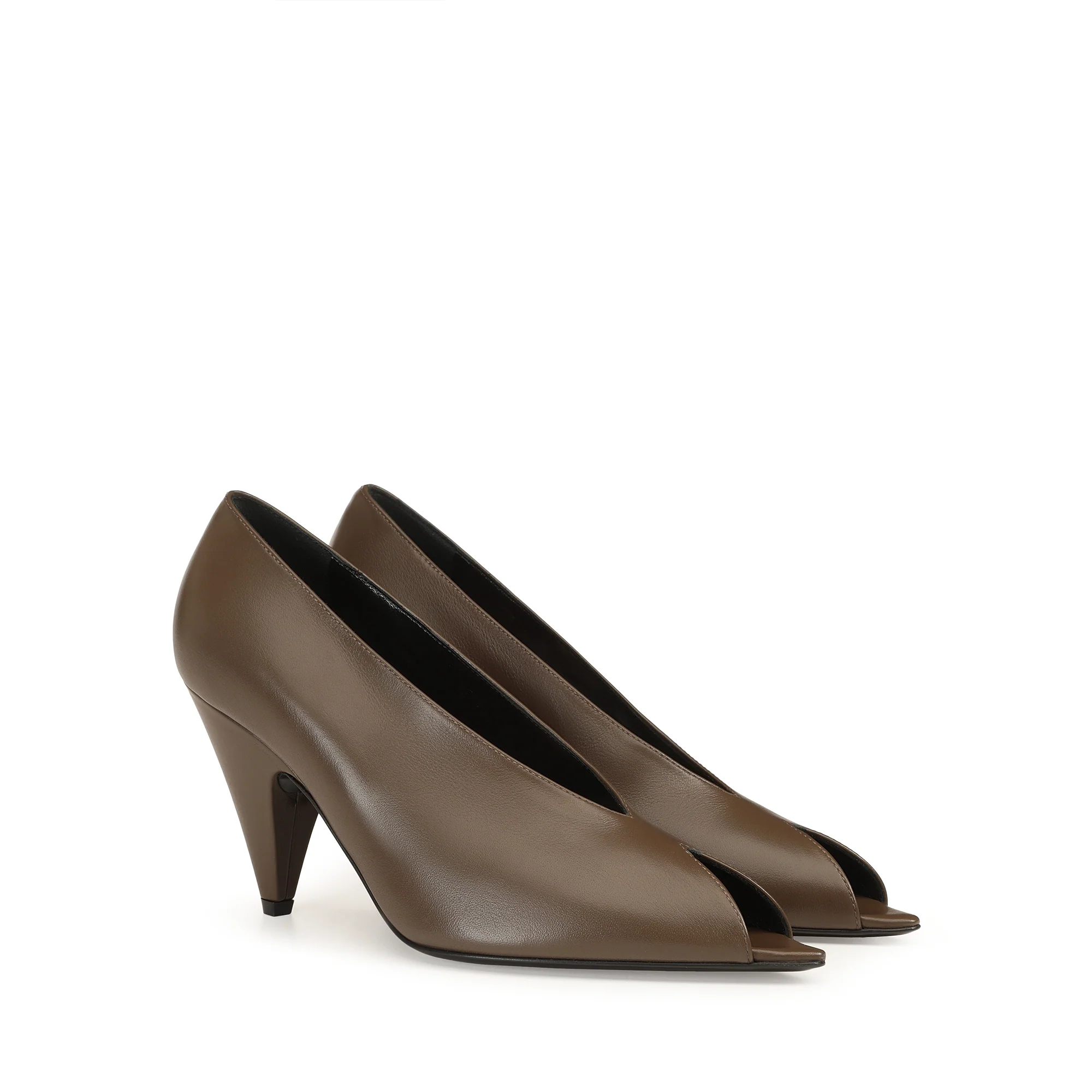 Beak Décolleté - Walnut