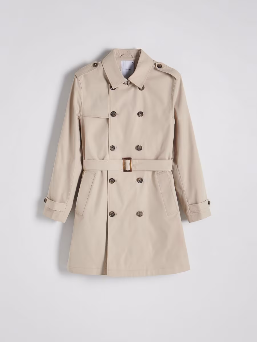 Trench Coat With Belt