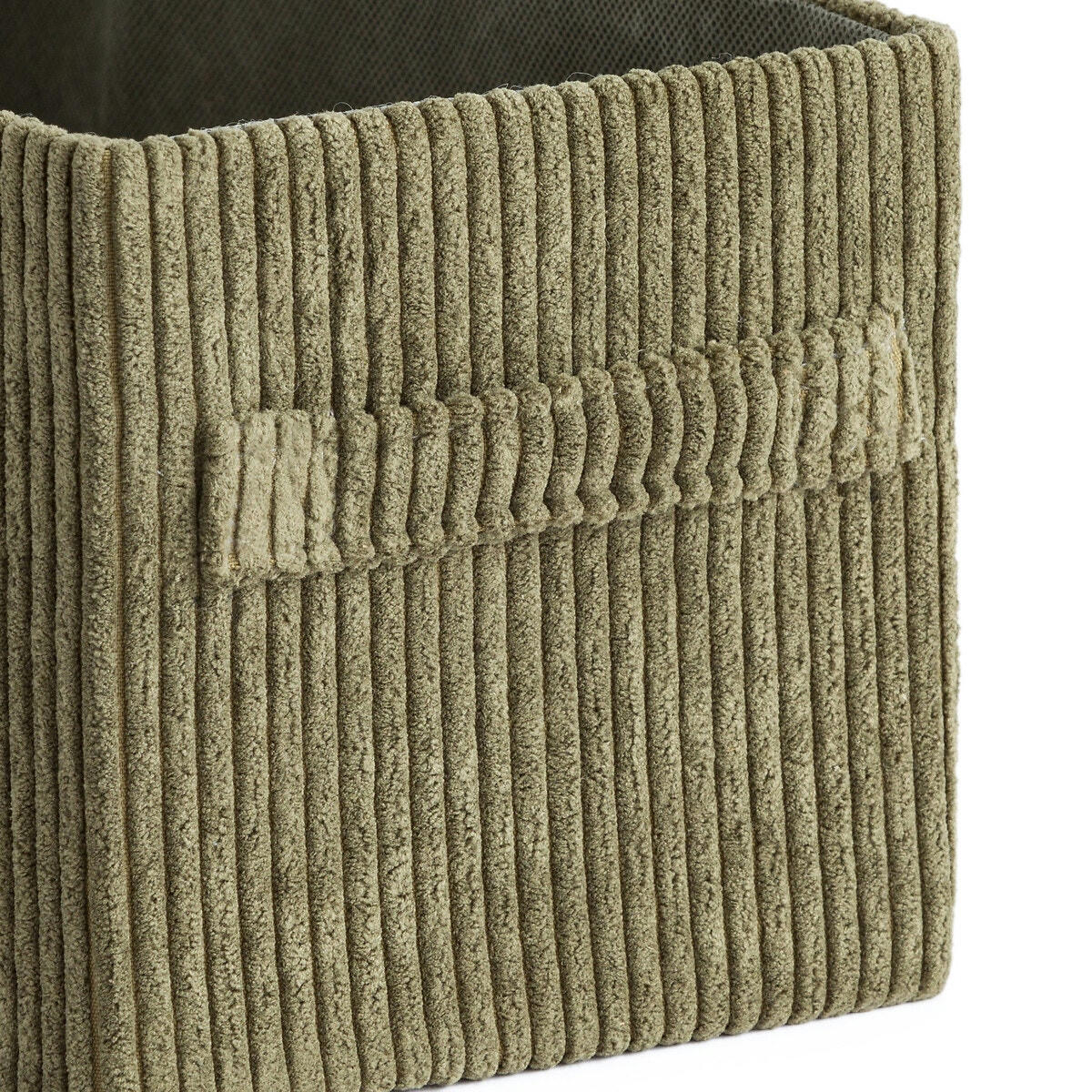 Panier pliable, velours côtelé, Veloudo