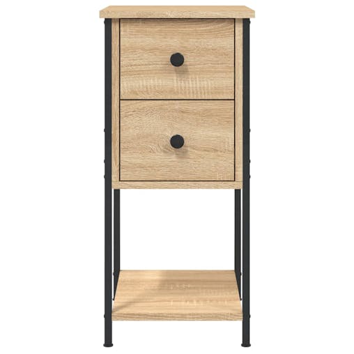 NNEVL Bedside Cabinet Sonoma Oak 32x42x70 cm Engineered Wood