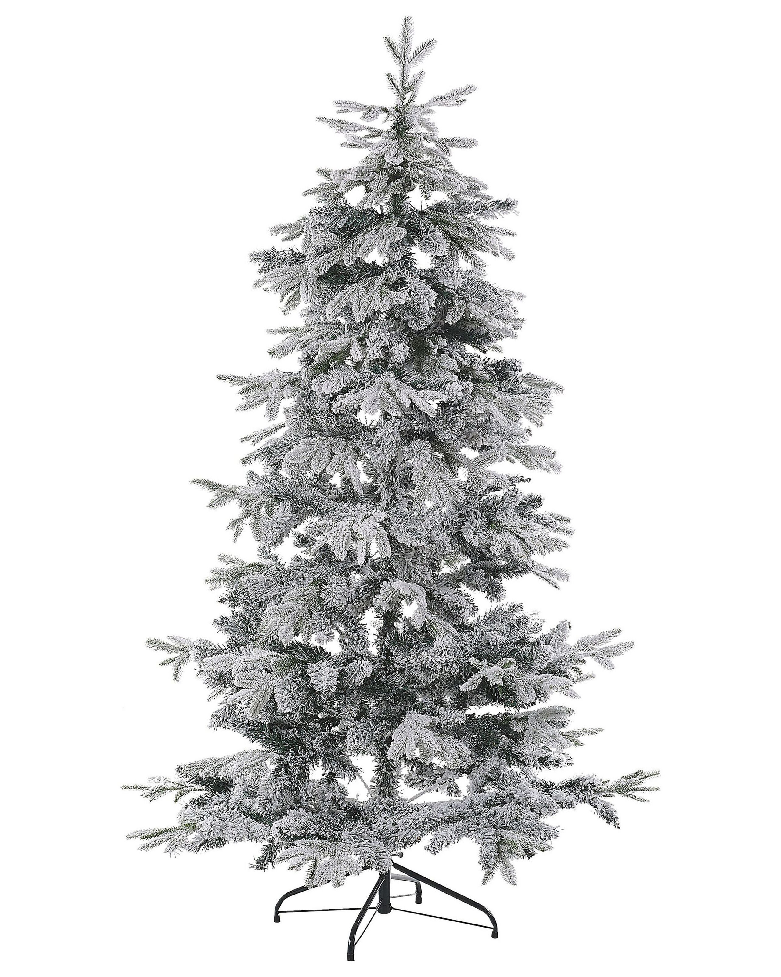 Choinka sztuczna ośnieżona 210 cm biała