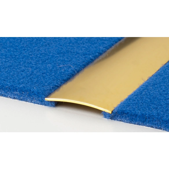 Übergangsprofil, BxL: 30 x 1000 mm, Höhe: 4 mm, messingfarben