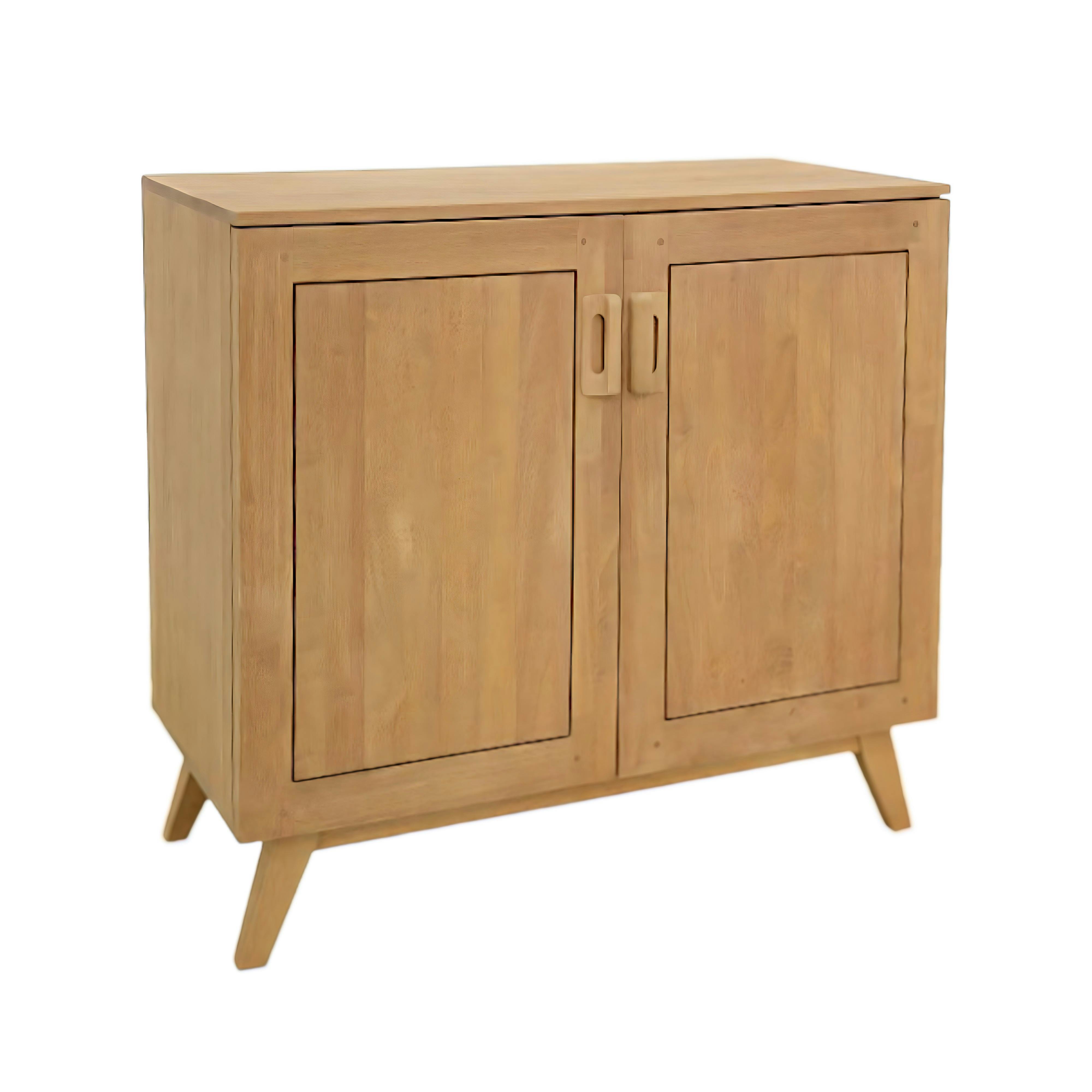 Buffet Hévéa 2 portes 90x42x85cm SIXTIES