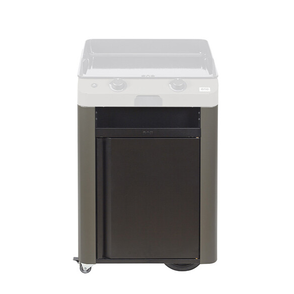 Chariot Fusion 60 en acier gris   porte - ENO