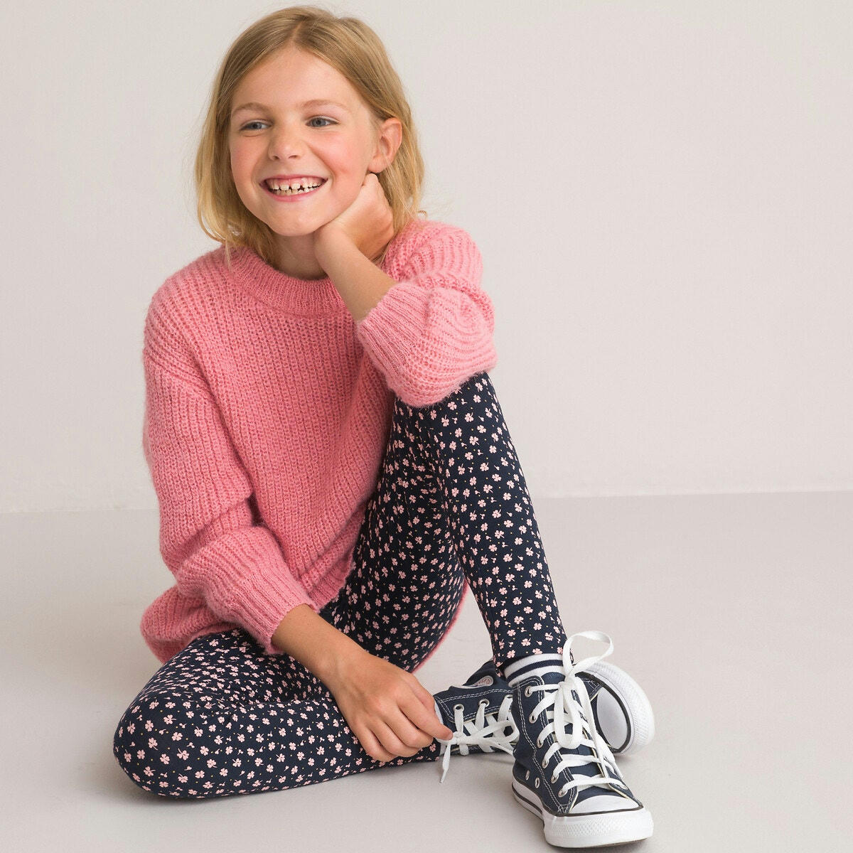 Lot de 2 leggings uni + imprimé