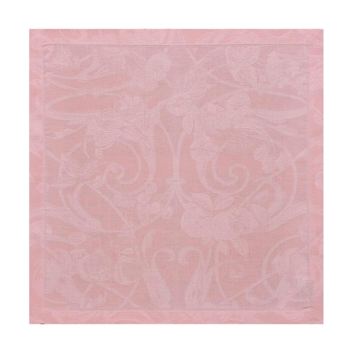 TIVOLI - Serviette en lin rose poudre 50 x 50