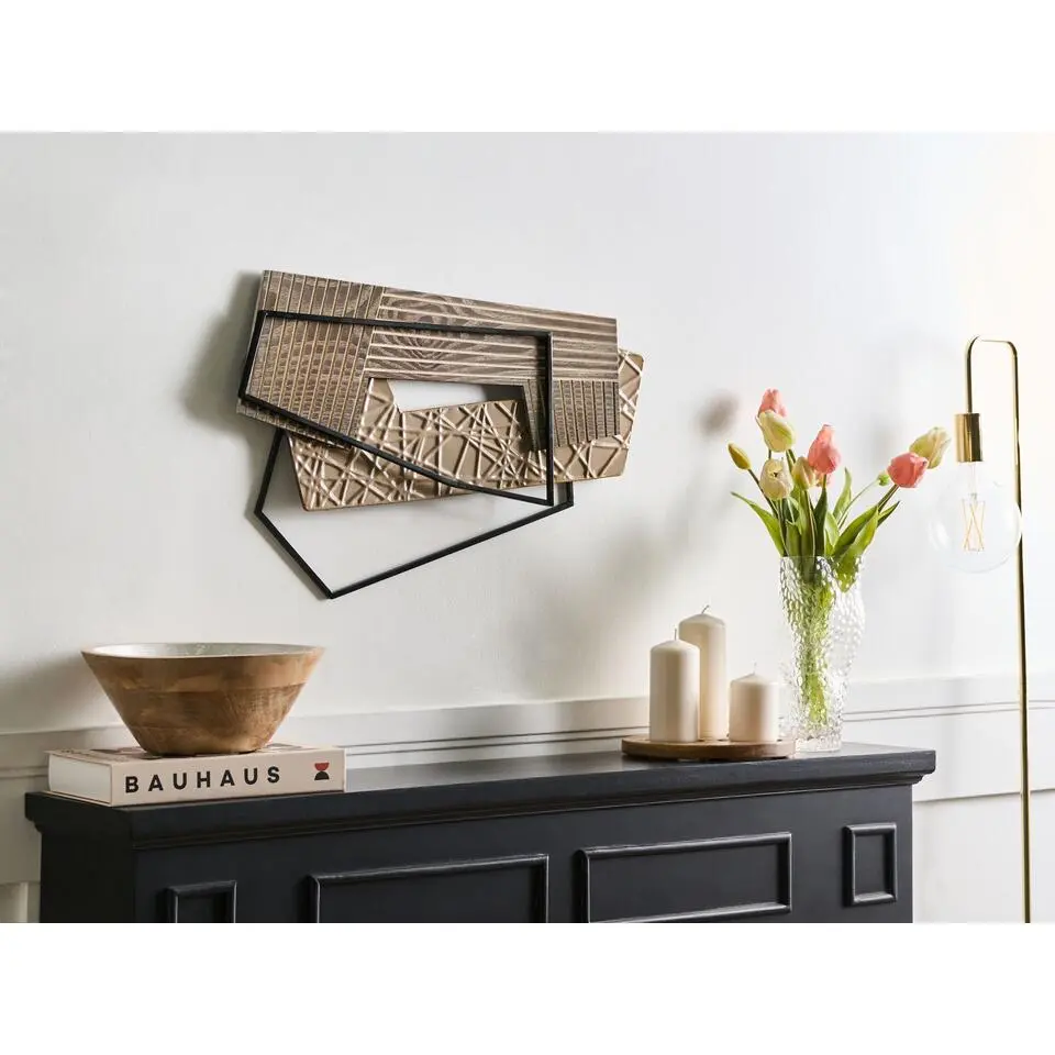 ENNIS - Wanddecoratie - Bruin - IJzer