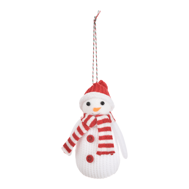 PINGENTE BONECO NEVE TRICOTADO HOHO HOME