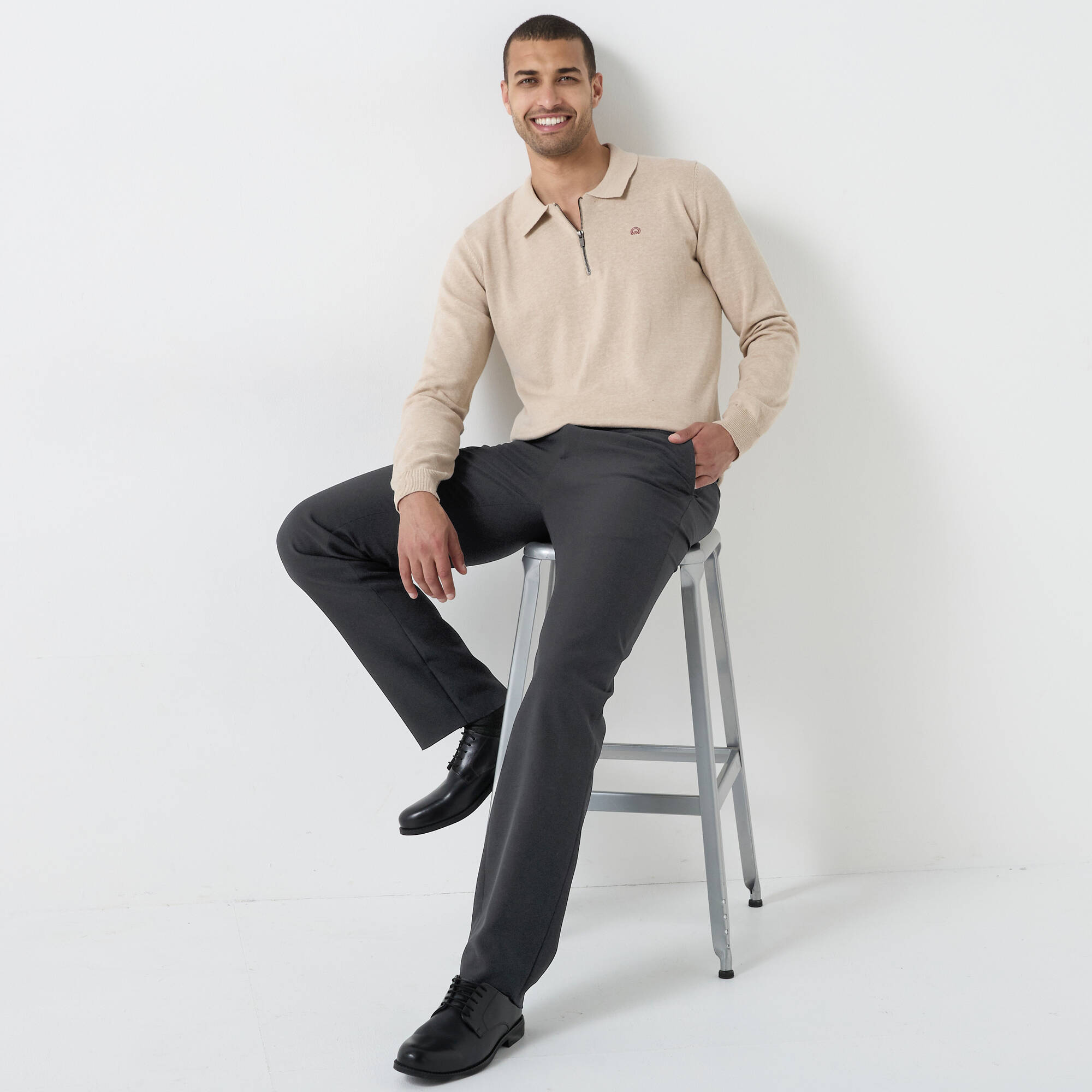 Pantalon ceinture ajustable invisible - polyester