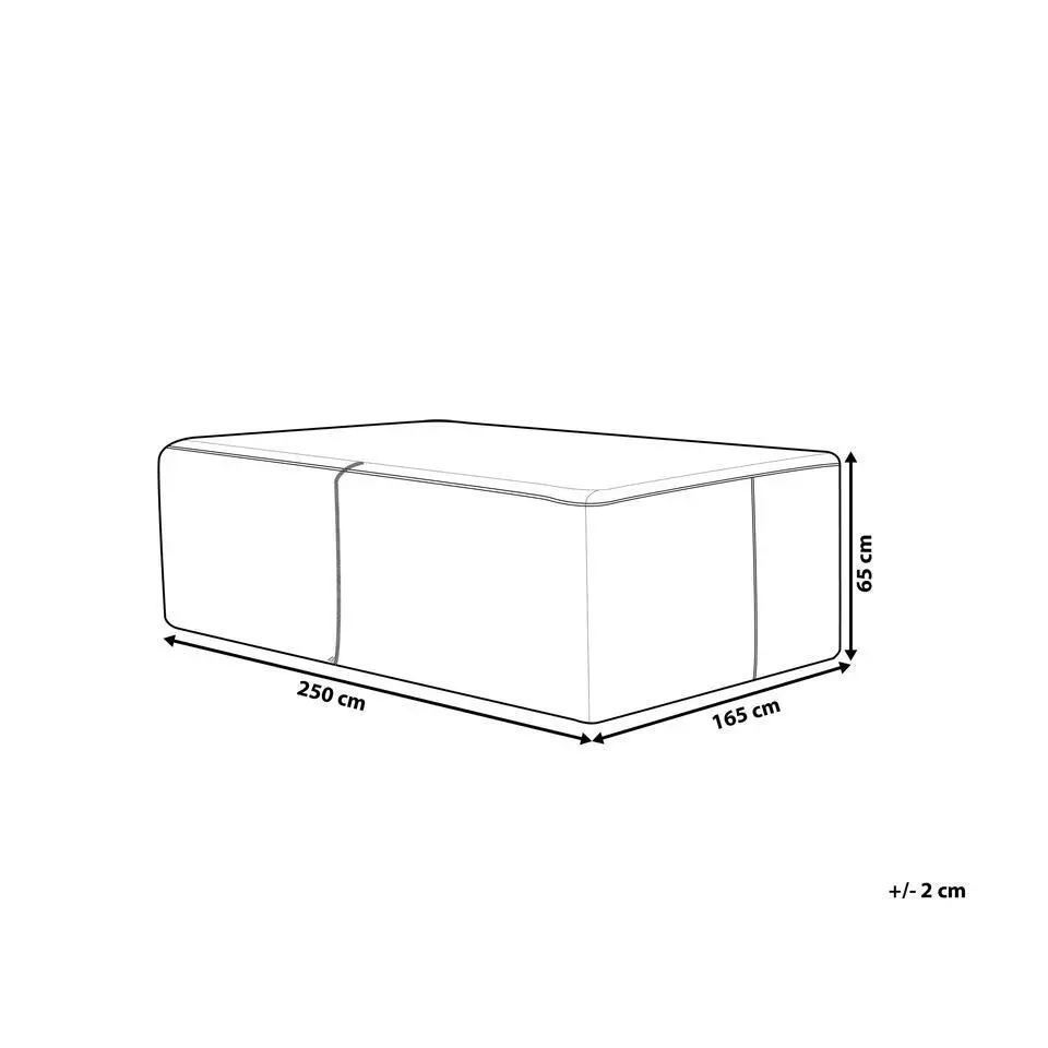 CHUVA - Beschermhoes voor loungeset SANO - Grijs - Polyester